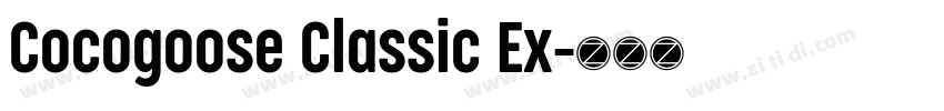 Cocogoose Classic Ex字体转换